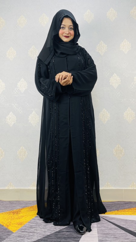 Dubai Exclusive stone work burka