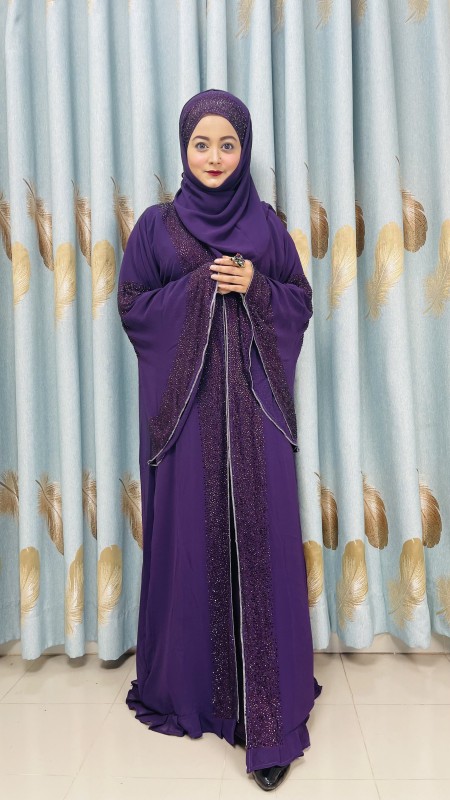Dubai new design exclusive stone work burkha