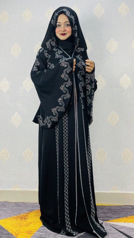 Dubai new design exclusive stone work burkha